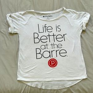 Pure Barre brand t-shirt